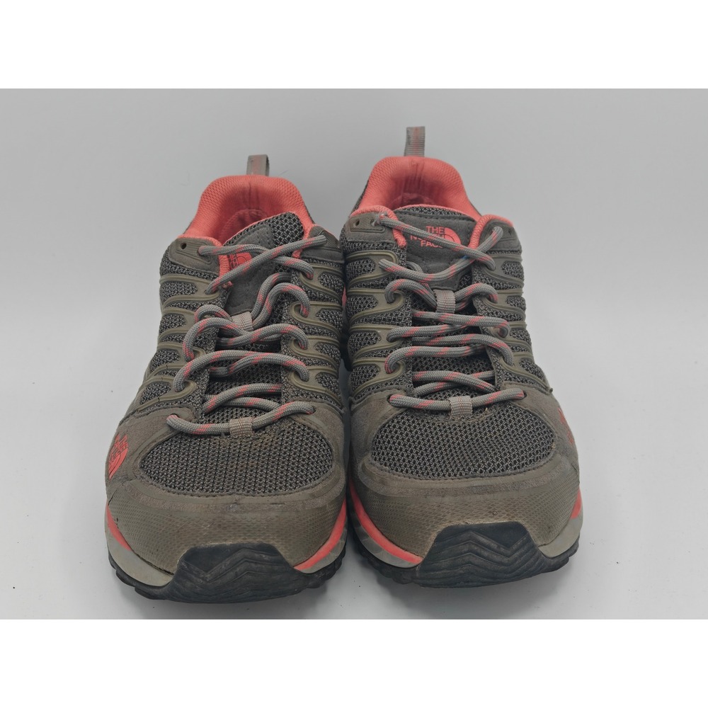 The North Face Litewave Explore HydroSeal Grey Pink Hiking Shoes Womens 8.5 CKN3